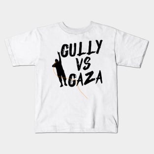 Gully vs Gaza - Rap Lovers Design, Music Fans Kids T-Shirt